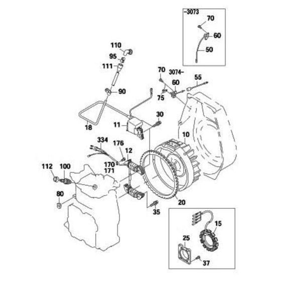 Electric Device Assembly for Robin / Subaru EY28 Engine