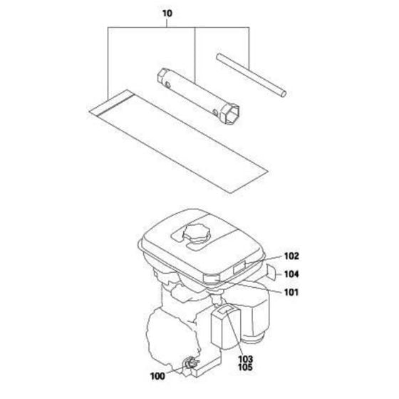 Accessories Assembly for Robin / Subaru EY28 Engine