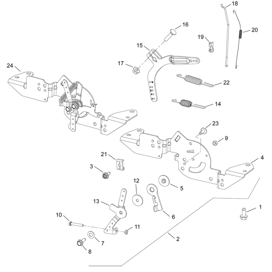 Engine Controls for Kohler EZT715 Engines