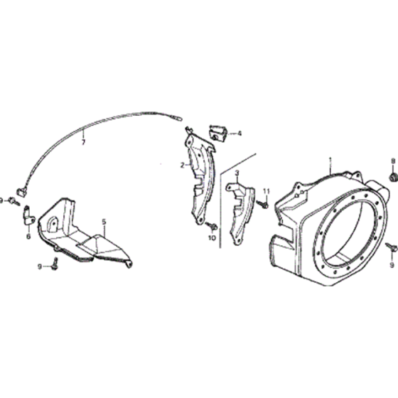 Cowling Assembly for Honda F720 Large Tiller