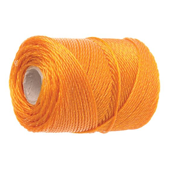 3100 Polyethylene Brick Line 100m (328ft) Orange by Faithfull - 3100