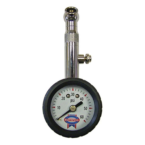 Tyre Pressure Dial Gauge 60psi by Faithfull - TSE:1531