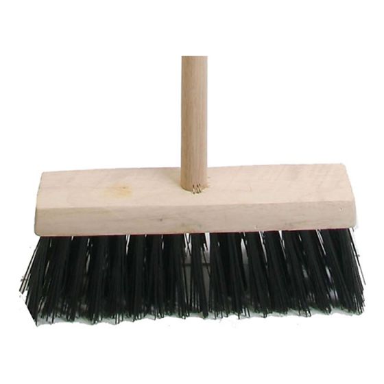 Broom PVC 325mm (13 in) Head complete with Handle by Faithfull