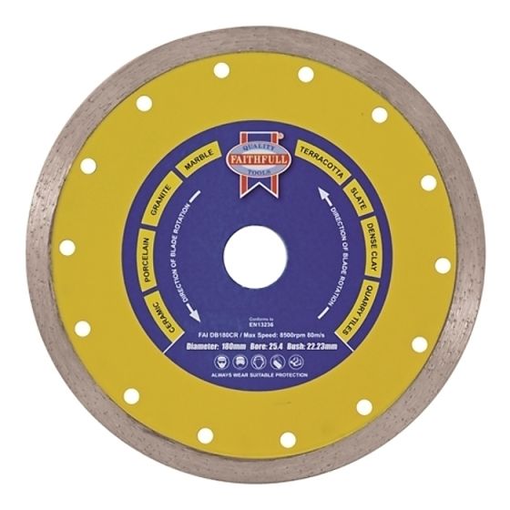 Diamond Tile Blade Continuous Rim