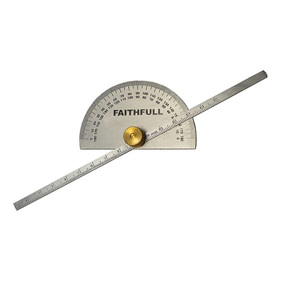 Depth Gauge with Protractor 150mm (6in) by Faithfull - PDG/6