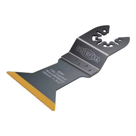 Multi-Functional Tool Bi-Metal Flush Cut TiN Coated Blade 45mm by Faithfull - M0010052TB