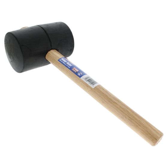 Rubber Mallet Black 1.1kg (40oz) by Faithfull