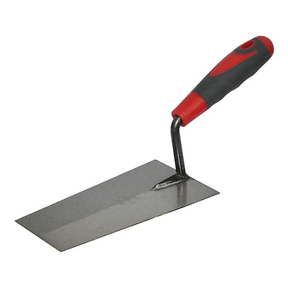 Welded Bucket Trowel Soft-Grip Handle 7in by Faithfull