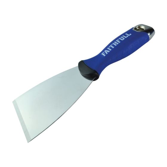 Soft Grip Stripping Knife 75mm-100mm stainless steel blade soft grip handle