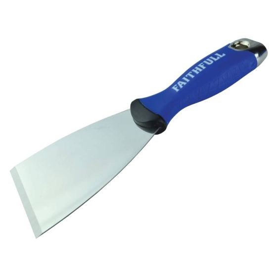 Soft Grip Stripping Knife 75mm stainless steel blade soft grip handle