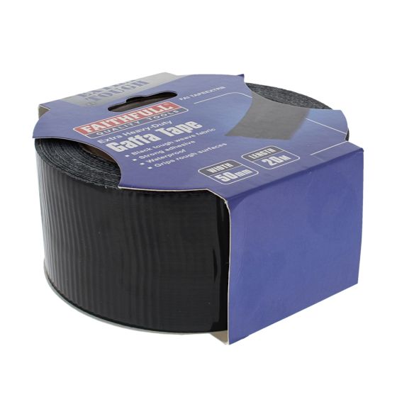 Extra Heavy-Duty Gaffa Tape 50mm x 20m Black