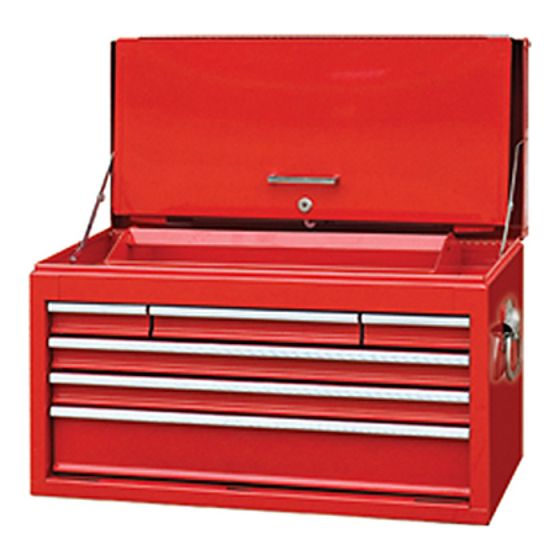 Toolbox, Top Chest Cabinet 6 Drawer by Faithfull - TBT3006X