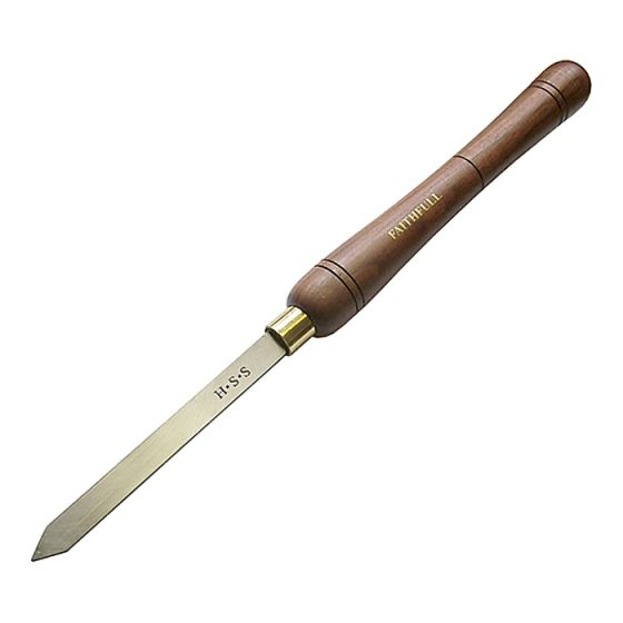 HSS Turning Chisel 15mm Parting Tool by Faithfull - TT007C