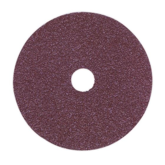 Sanding Disc Fibre Backed Dia.115mm 36Grit Pack of 25 Sealey Part No. FBD11536