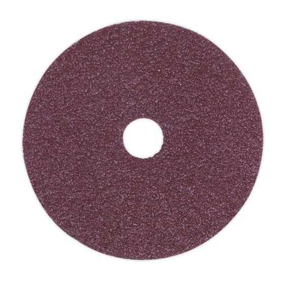 Sanding Disc Fibre Backed Dia.115mm 50Grit Pack of 25 Sealey Part No. FBD11550