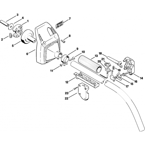 Clutch, Control Handle Assembly for Stihl FC 44 Lawn Edger