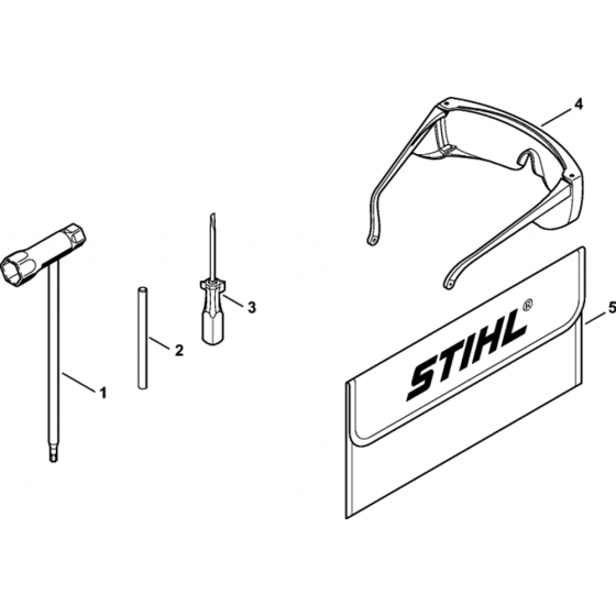 Tool, Extras Assembly for Stihl FC 56 Lawn Edger