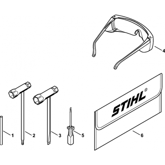 Tools, Extras Assembly for Stihl FC110 Lawn Edger