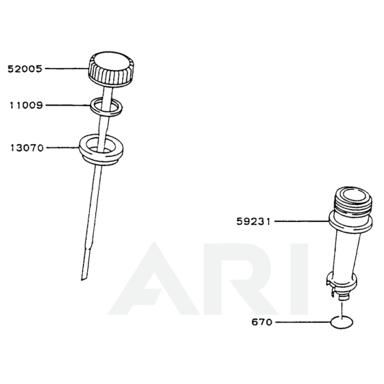 Lubrication Equipment for Kawasaki FC150V Engine