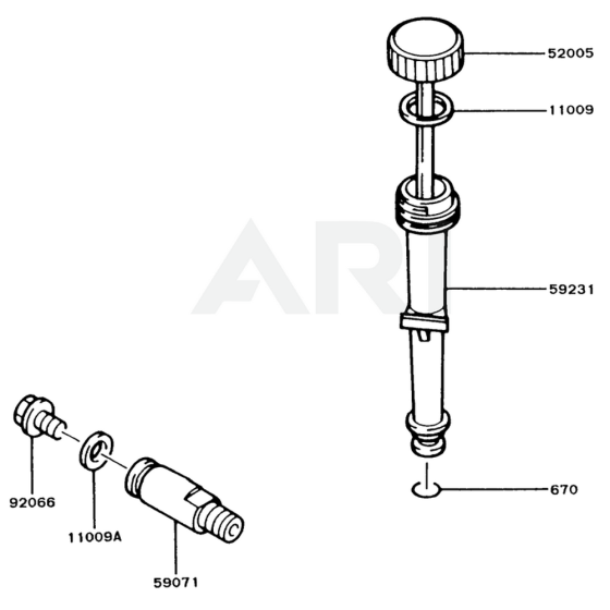 Lubrication Equipment for Kawasaki FC290V Engine