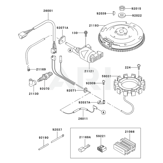 Electric Equipment for Kawasaki FC401V Engine