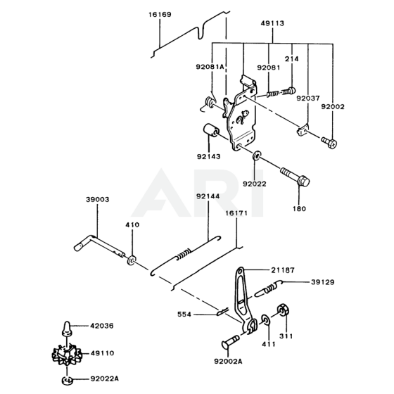 Control Equipment for Kawasaki FC420V Engine