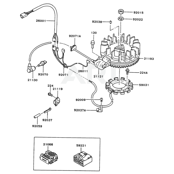 Electric Equipment for Kawasaki FC420V Engine