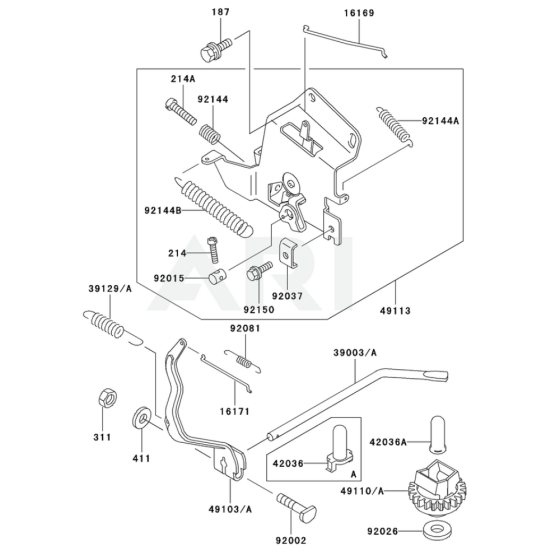 Control Equipment for Kawasaki FD501V Engine