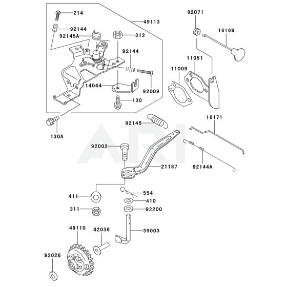 Control Equipment for Kawasaki FE290R Engines