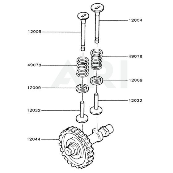 Valve / Camshaft for Kawasaki FG200D Engine