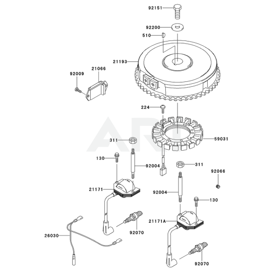 Electric Equipment for Kawasaki FH430V Engine