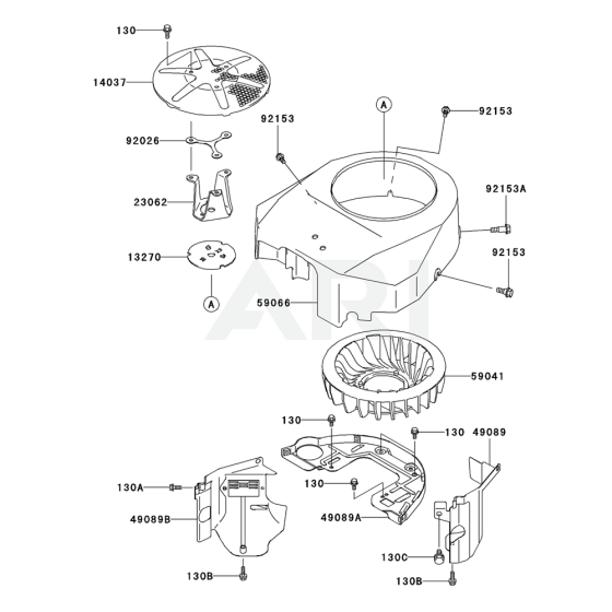 Cooling Equipment for Kawasaki FH580V Engine