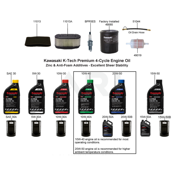 Maintenance Parts for Kawasaki FH601V Engine