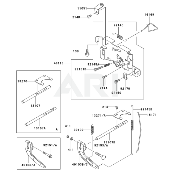 Cooling Equipment for Kawasaki FH601V Engine