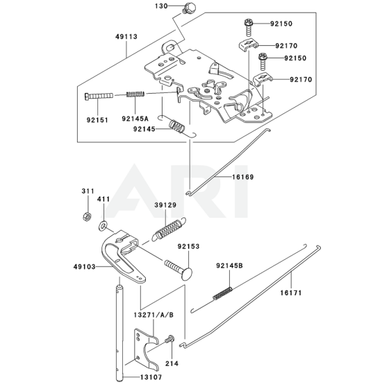 Control Equipment for Kawasaki FH770D Engine