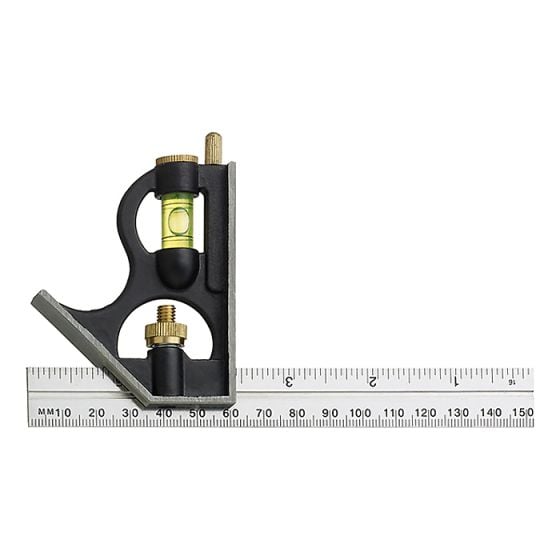 F411ME Combination Square with Aluminium Blade 150mm (6in) by Fisher - F411ME