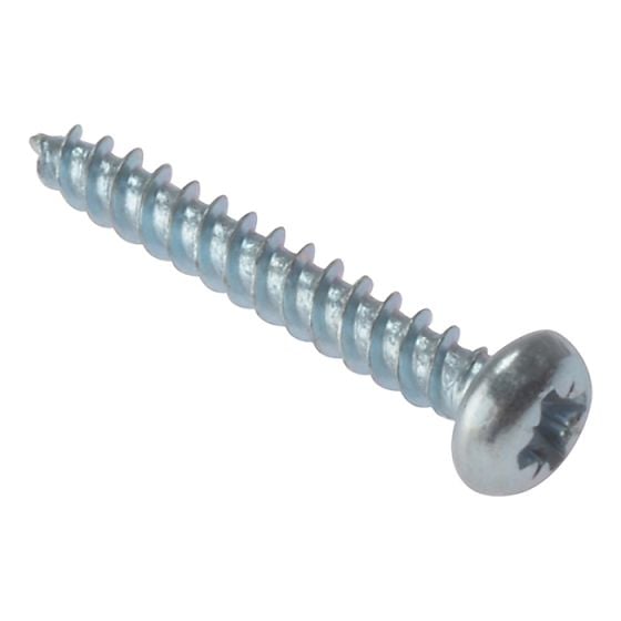 General Purpose Screw, Round Head, Zinc Plated, Boxed