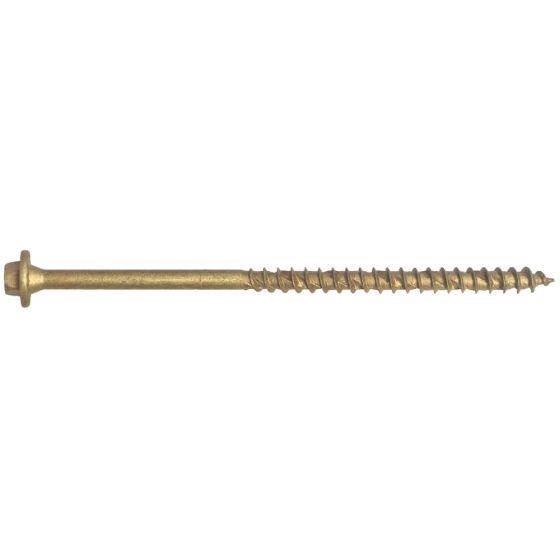 Hexagonal/Torx Compatible Timber T30 Screws Tan 7x65mm Tub 50