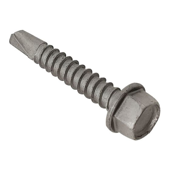 TechFast Roofing Sheet to Steel Hex Screw No.3 Tip 5.5 x 45mm Box 100