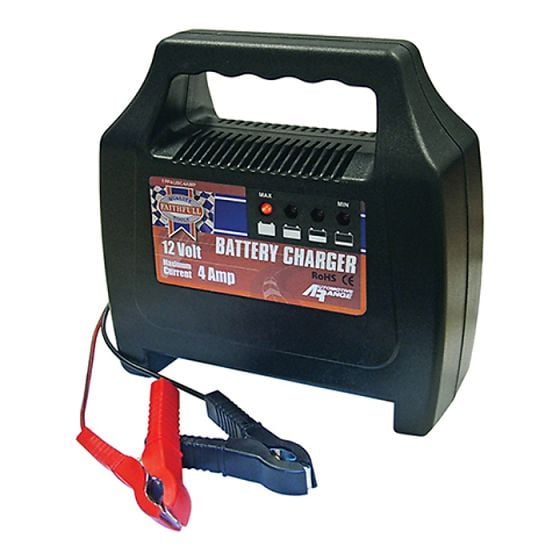 Battery Charger 20-65ah 4 Amp by Faithfull - XH-MCBC1204