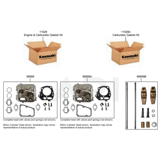 Gasket Kits / Cylinder Head for Kawasaki FR651V Engine