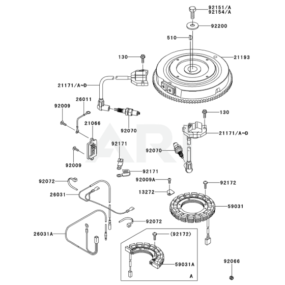 Electric Equipment for Kawasaki FR651V Engine