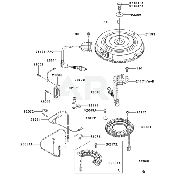 Electric Equipment for Kawasaki FR691V Engine