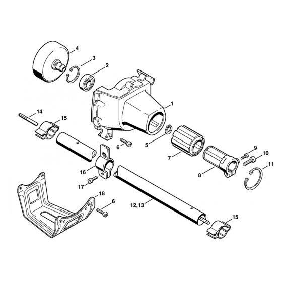 Stihl FS108 Fan Housing Assembly