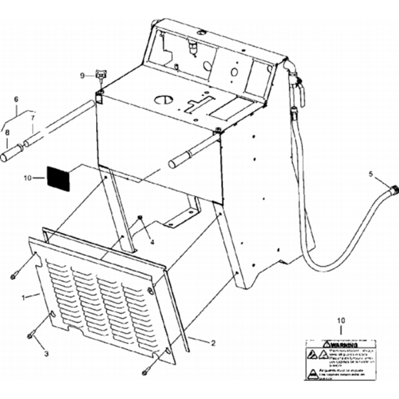 Guards Assembly for Husqvarna FS3500 E Floor Saw