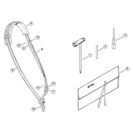 Tools & Extras for Stihl FS62 Brushcutter