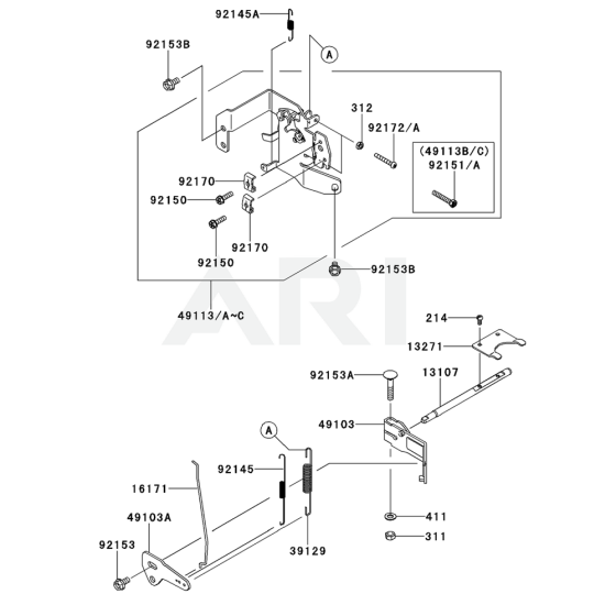 Control Equipment for Kawasaki FS651V Engine