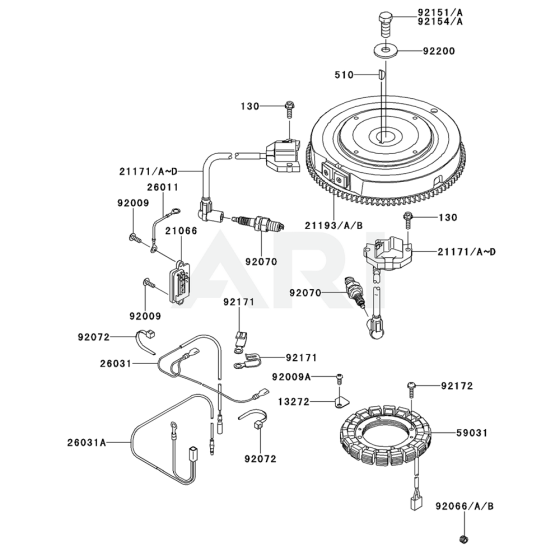 Electric Equipment for Kawasaki FS730V Engine