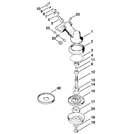 Stihl FS96 Gear Head Assembly