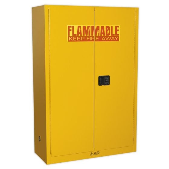 Flammables Storage Cabinet 1095 x 460 x 1655mm Sealey Part No. FSC10